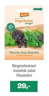 Bingenheimer Asiatisk salat Plantefrø