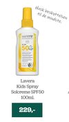 Lavera Kids Spray Solcreme SPF50 100ml.