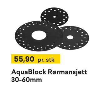 AquaBlock Rørmansjett 30-60mm