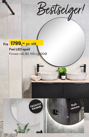 Frei LED speil