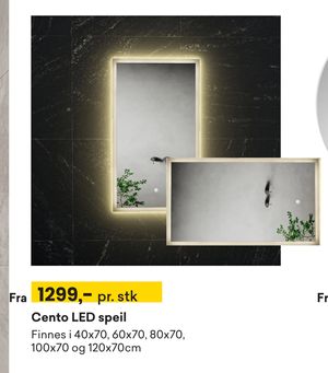 Cento LED speil