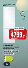 Samsung køle-fryseskab RB34C603CWW
