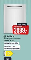 Bosch opvaskemaskine SMP4HCW78S