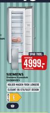 Siemens fryseskab GS36NVIEV