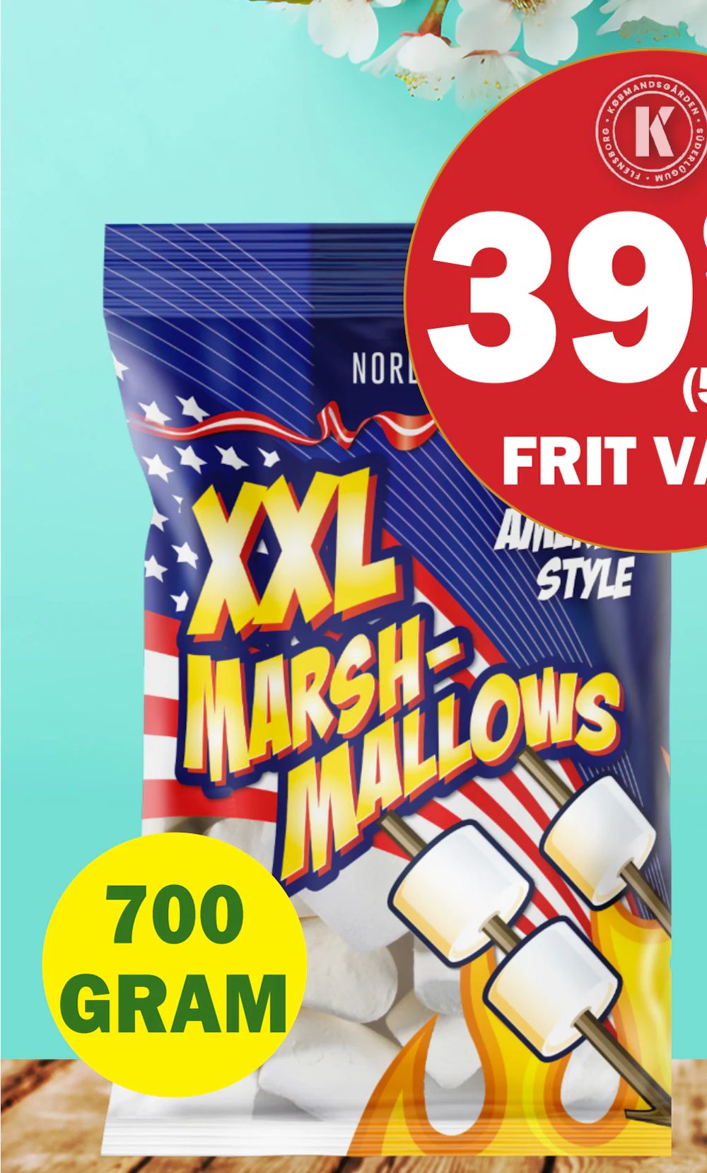 Tilbud på Nordthy Marshmallows XXL fra Købmandsgården til 39,95 kr.