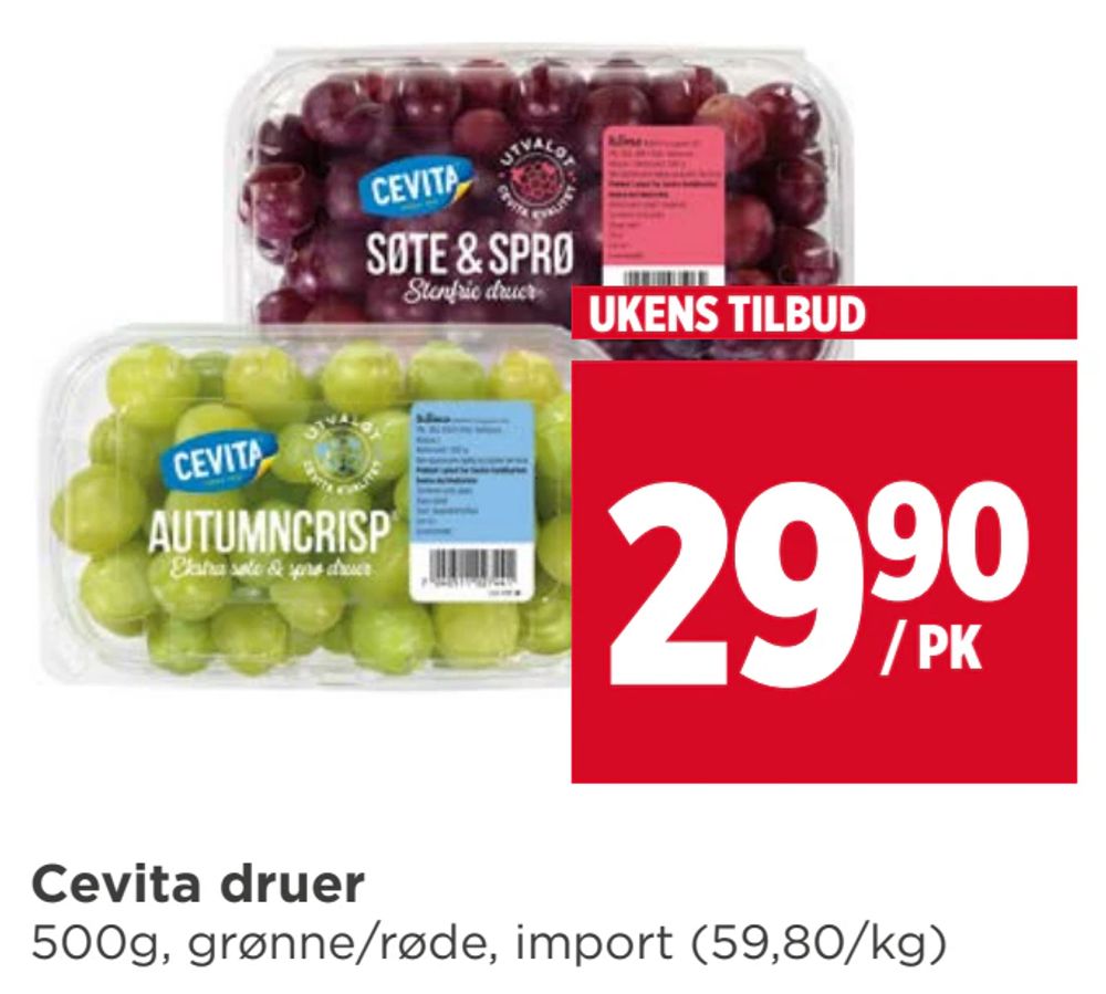 Cevita druer