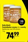 Body Attack Peanutbutter creamy eller crunchy