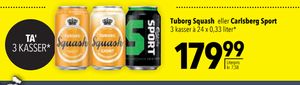 Tuborg Squash eller Carlsberg Sport