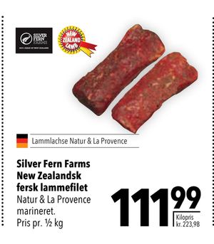 Silver Fern Farms New Zealandsk fersk lammefilet