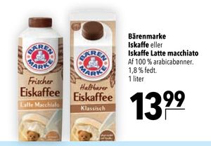Bärenmarke Iskaffe eller Iskaffe Latte macchiato
