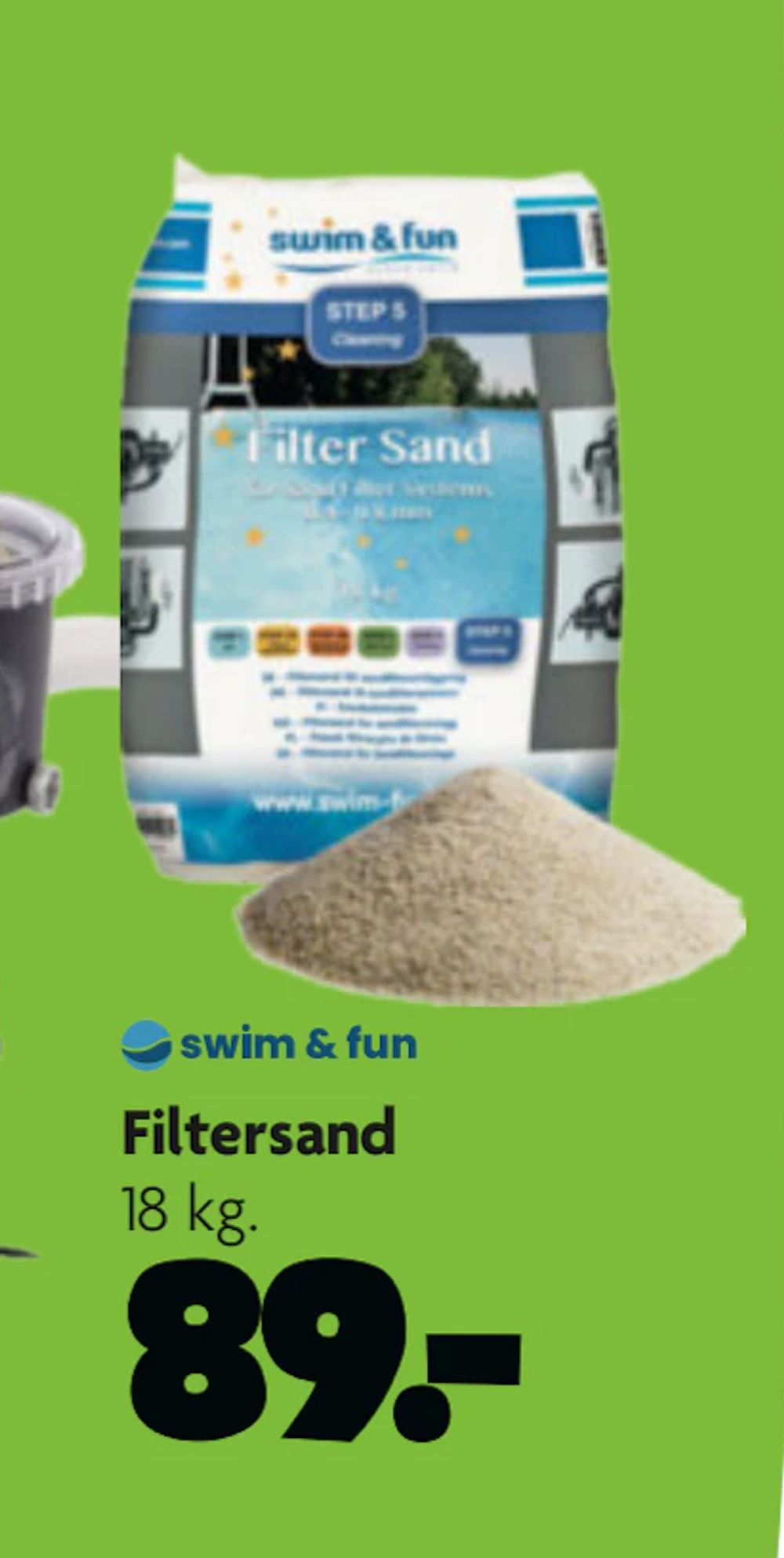 Tilbud på Filtersand fra BR til 89 kr.