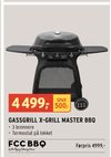 GASSGRILL X-GRILL MASTER BBQ