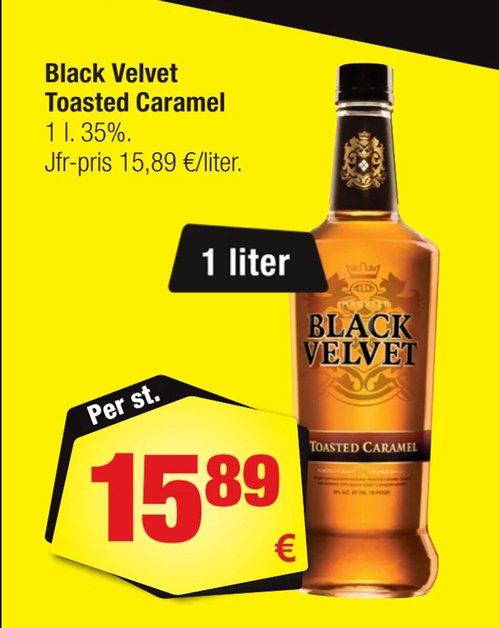 Erbjudanden på Black Velvet Toasted Caramel från Calle för 15,89 €