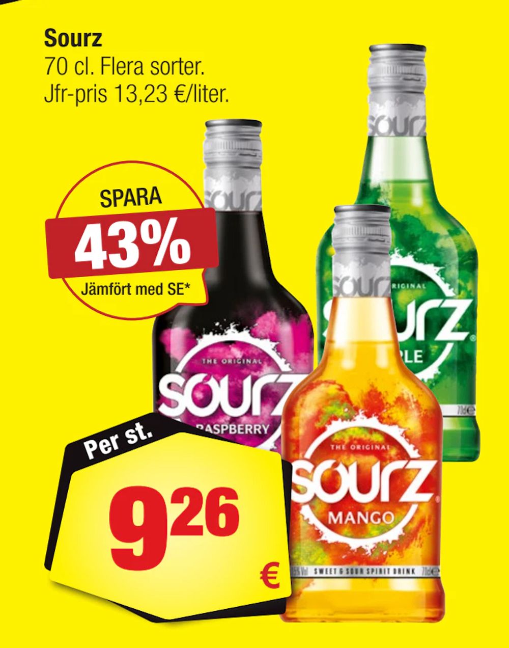 Erbjudanden på Sourz från Calle för 9,26 €