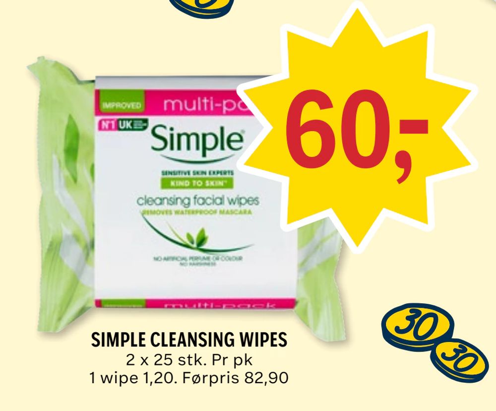 Simple Cleansing Wipes