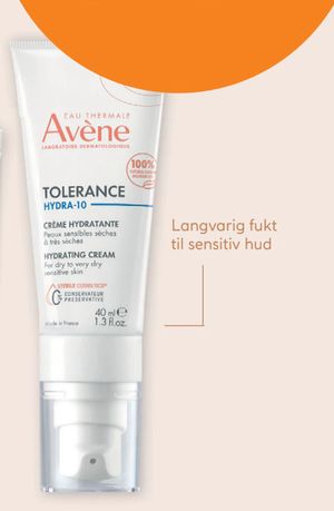 Avène Tolerance Hydra-10 Cream tørr hud, 40 ml.