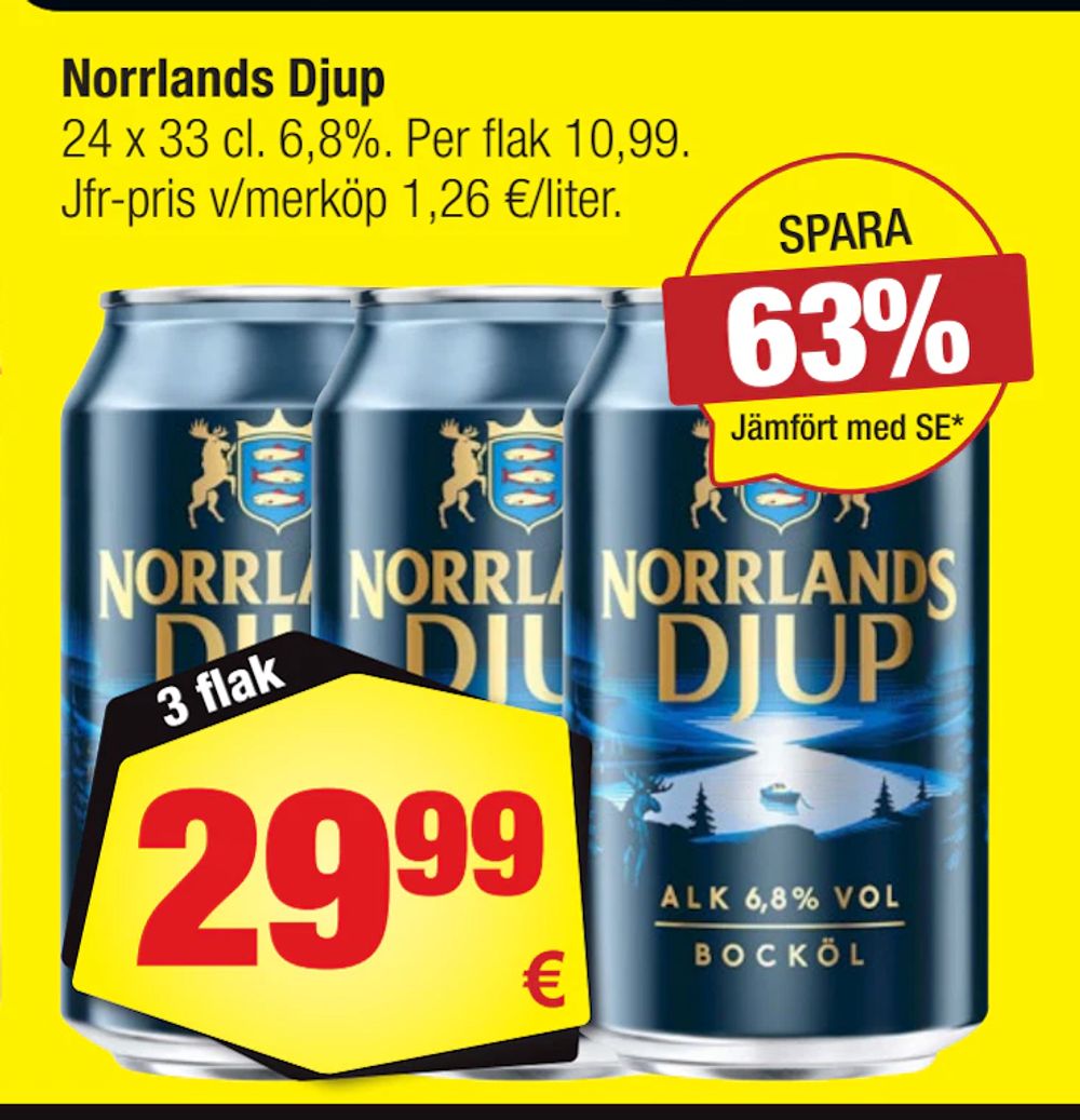 Erbjudanden på Norrlands Djup från Calle för 29,99 €