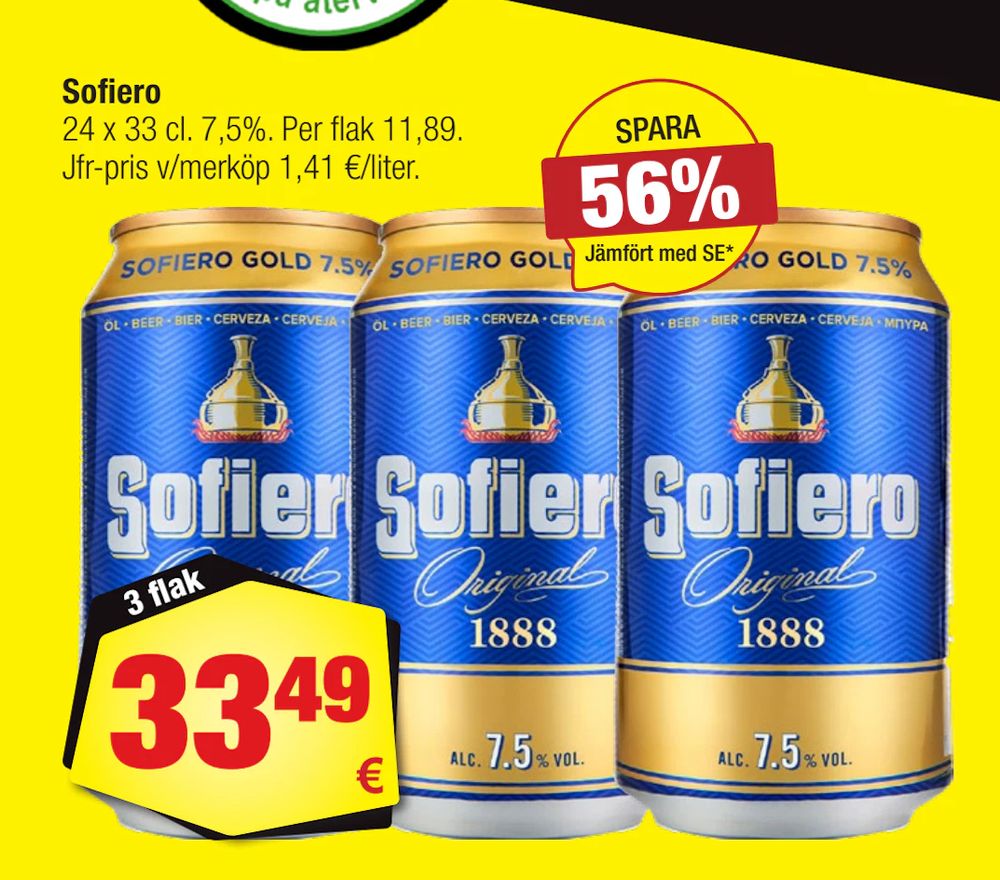 Erbjudanden på Sofiero från Calle för 33,49 €