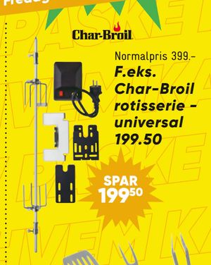 Char-Broil rotisserie universal