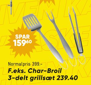Char-Broil 3-delt grillsæt
