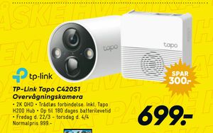 TP-Link Tapo C420S1 Overvågningskamera
