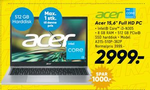 Acer 15,6" Full HD PC