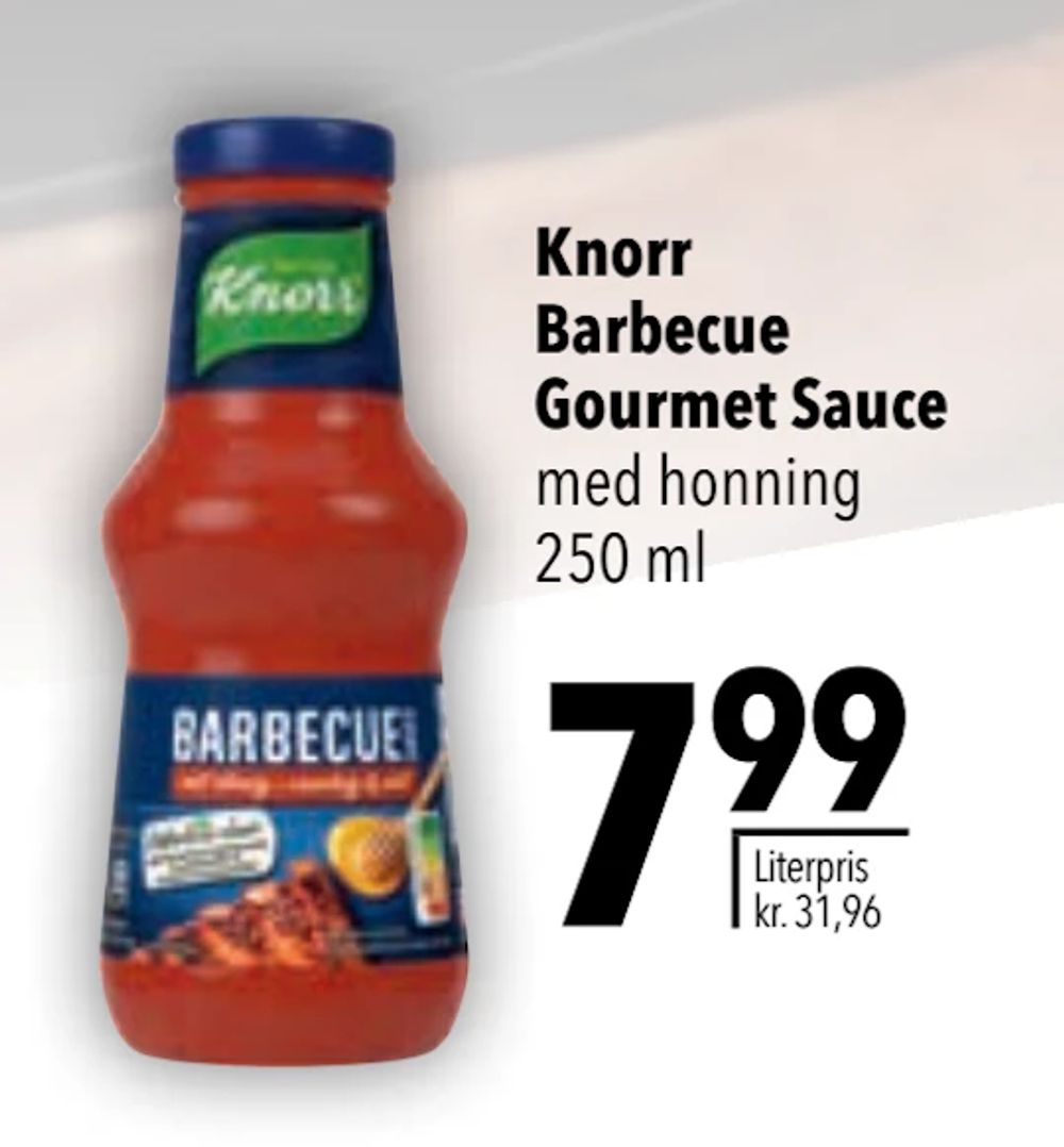 Tilbud på Knorr Barbecue Gourmet Sauce fra CITTI til 7,99 kr.
