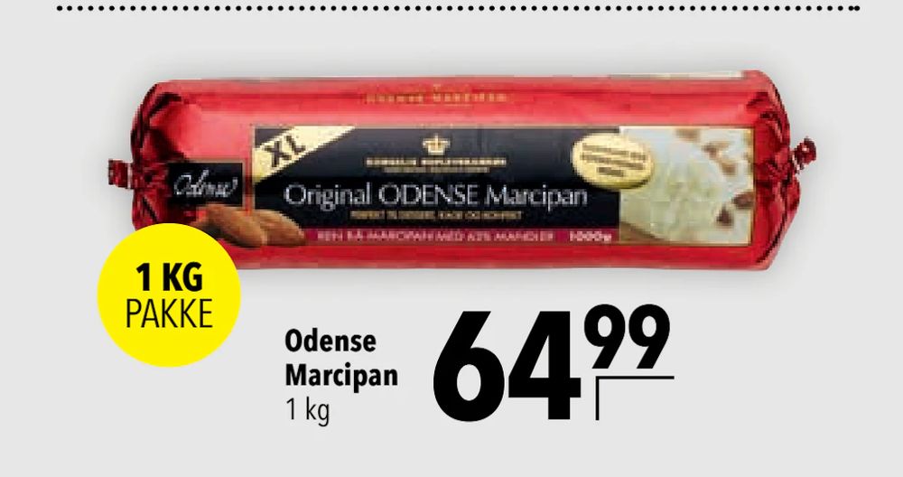 Tilbud på Odense Marcipan fra CITTI til 64,99 kr.