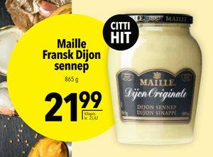 Maille Fransk Dijon sennep