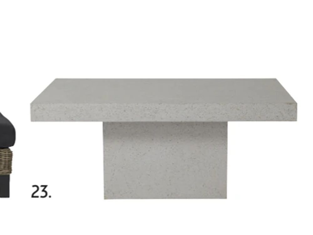 Tilbud på Garden sofabord betong hvit terrazzo fra Bohus til 9 999 kr
