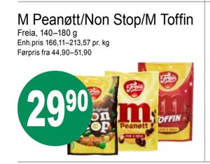 M Peanøtt/Non Stop/M Toffin