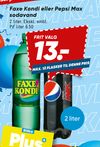 Faxe Kondi eller Pepsi Max sodavand