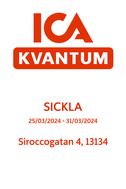 ICA Kvantum Sickla