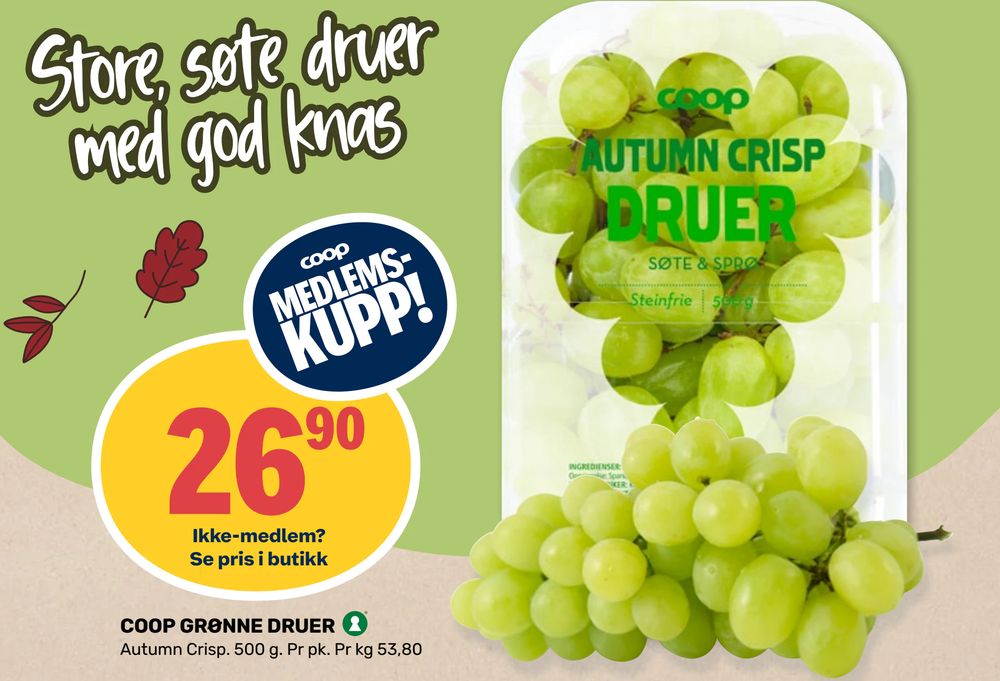 Coop Grønne Druer