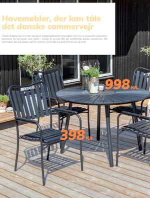 Havemøbler, der kan tåle det danske sommervejr