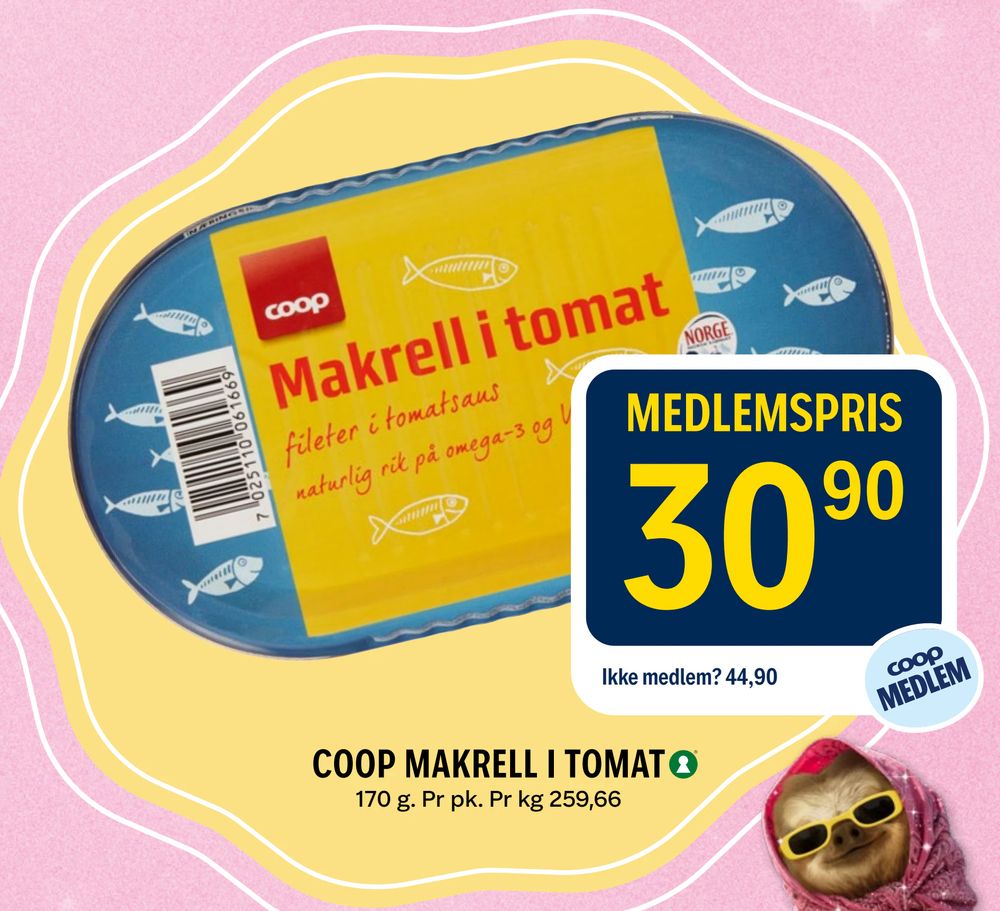 Coop Makrell i Tomat