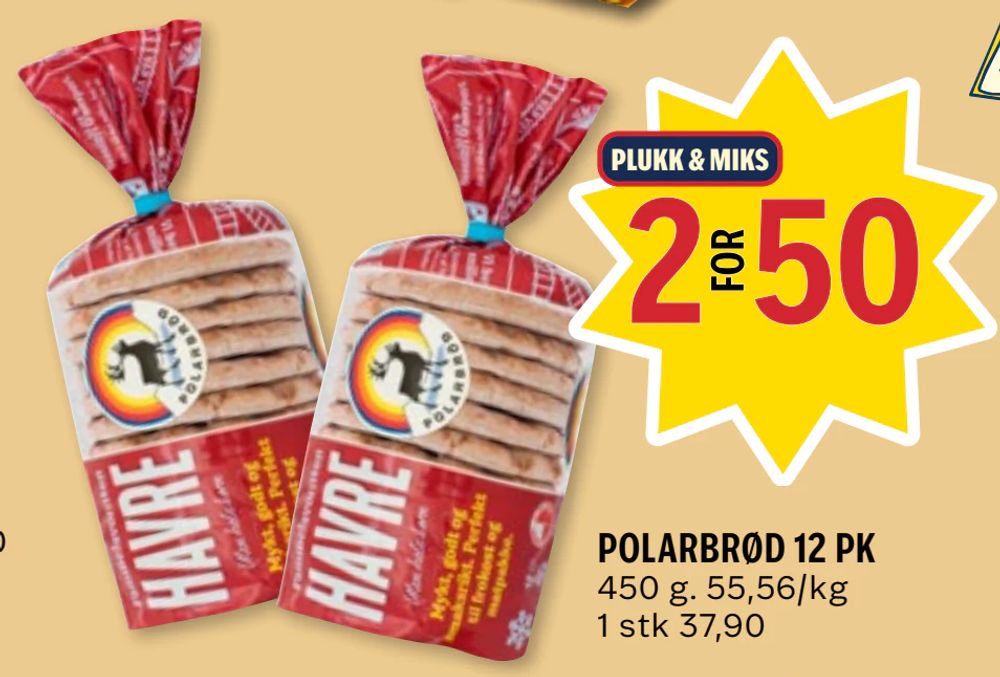 Polarbrød 12 Pk