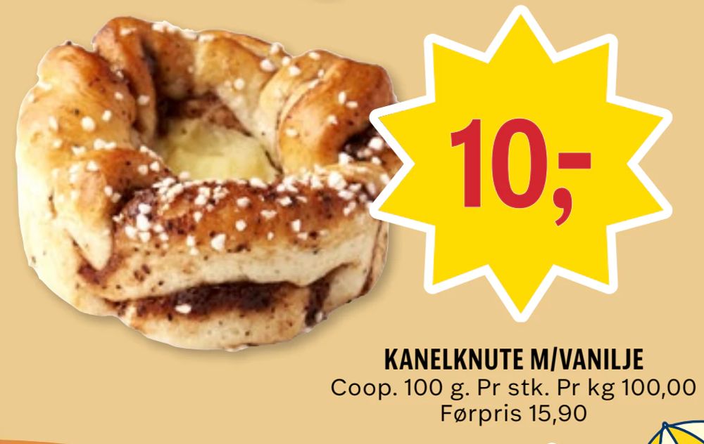 Kanelknute M/Vanilje