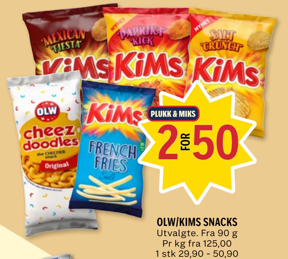 Olw/Kims Snacks