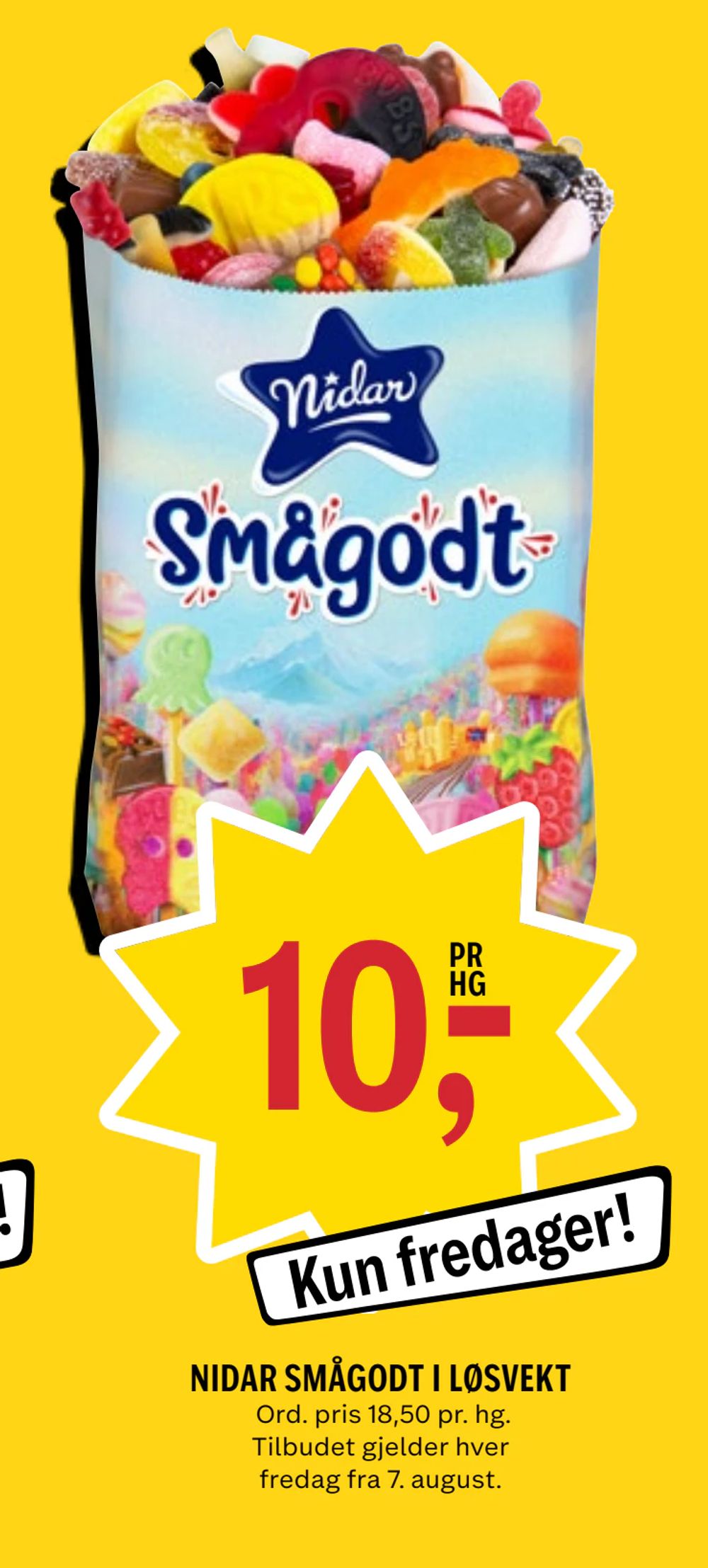Nidar Smågodt i Løsvekt