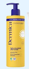 Dermica solkrem til barn, SPF30