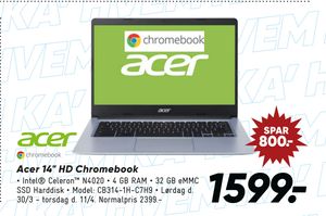 Acer 14" HD Chromebook