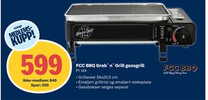 FCC BBQ Grab`n`Grill gassgrill
