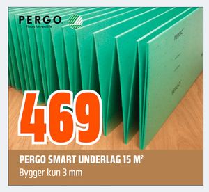 PERGO SMART UNDERLAG 15 M ²