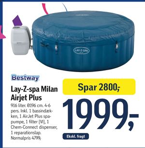 Lay-Z-spa Milan Airjet Plus