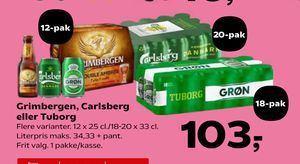 Grimbergen, Carlsberg eller Tuborg