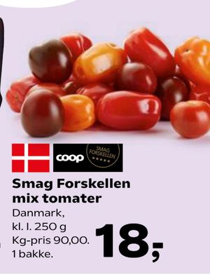 Smag Forskellen mix tomater