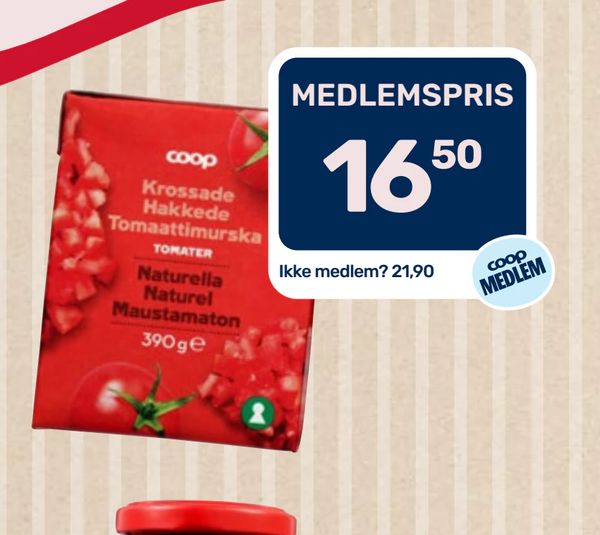 Krossade Hakkede Tomaattimurska