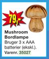 Mushroom Bordlampe