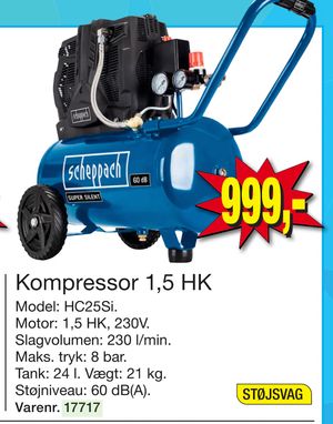 Kompressor 1,5 HK